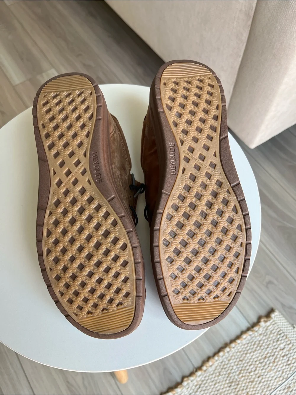 Hey Dude Men’s Leather Wally Slip On